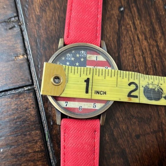 NEW American Flag Watch Patriotic wristwatch NIP New in Package Great Gift! - Picture 6 of 8